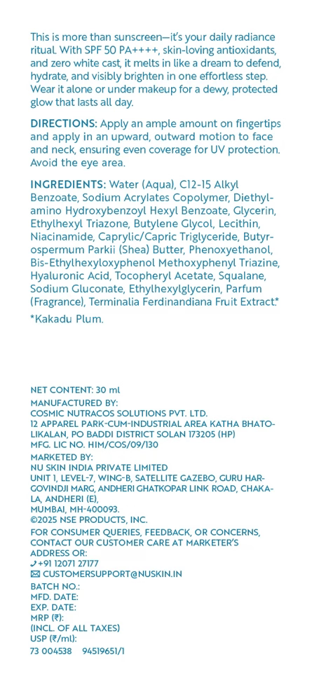 Nu Skin® Sunscreen SPF 50 - Image 4